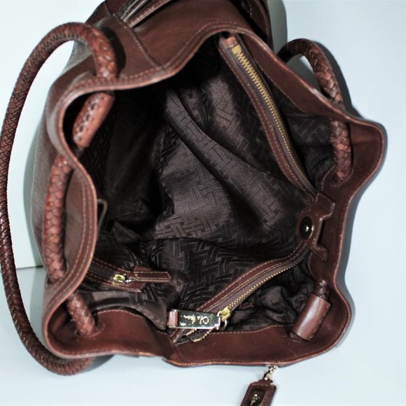 Cole Haun Large Brown Organizer/Shoulder Bag - Picture 9 of 13